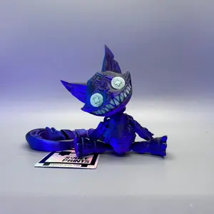 Creepy Cheshire Cat | Voodoo Doll | Glow in the Dark | 3D Printed