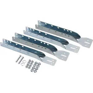 2 Pack Garage Door Parts Reinforcement Bracket,Adjustable Garage Door Opener Bracket,Steel Zinc Plated