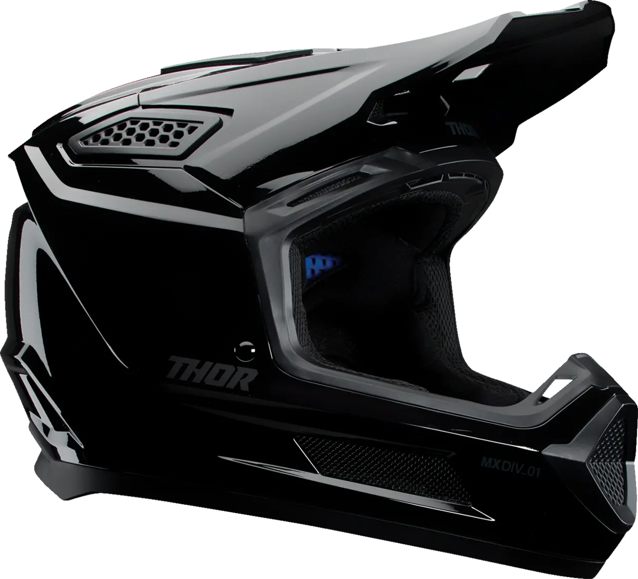 Thor Fleet Blackout Offroad Helmet - Gloss Black Thor Fleet Blackout Offroad Helmet - Gloss Black