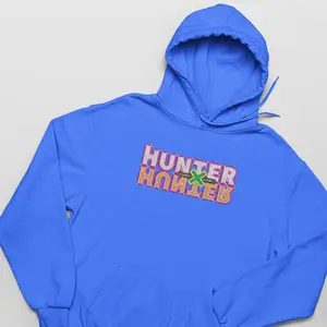 Anime Embroidery Design Available As T Shirt, Sweatshirt, or Hoodie: Hunter Logo Fan Apparel