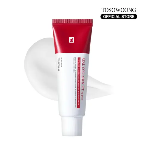 [TOSOWOONG Official] Real Collagen Fit, Hydrolyzed Collagen Wrapping Mask, Peel Off Facial Mask for elasticity, Hydrating, Glow, Glass Skin, Face Moisturizer, Self Care, Korean Skin Care, 50ml, 1.69 fl. oz.