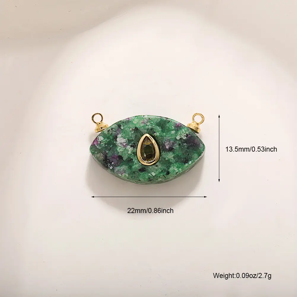 A677 Diamond studded Red Green Treasure