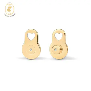 14K Gold Plated Lobe Lifters for Heavy Earrings for Women - Earring Backs for Droopy Ears - Comfortable Earring Backings for Studs - Trendy Fashion Jewelry Accessories