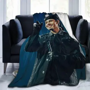 Ivan Musics Cornejo Throw Flannel Blanket Soft Air Conditioning Quilt for Couch Sofa Bed Travel Gift Blankets for All Seasons 50"x40"