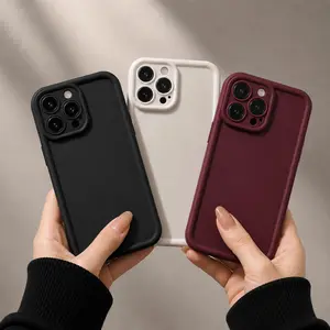 Advanced trend liquid silicone shock-proof mobile phone case case, suitable for iPhone 17, 16, 15 Pro Max, 14, 16 Pro, 13, 12, 11, X, Plus, Air, Mini. Mobile phone case accessories, shell