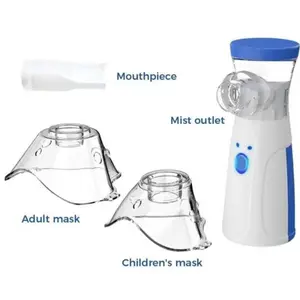 Portable Mini Humidifier, Rechargeable USB Air Humidifier with Dual Mist Modes for Home, Bedroom & Travel