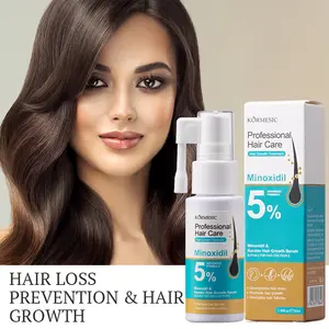 Kormesic 5% Minoxidil Hair Growth Serum, Nourishes Scalp, Prevents Hair Loss, Promotes Hair Regrowth, Refreshing Non-Greasy, 30ML
