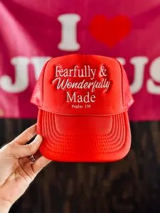 Fearfully And Wonderfully Made Embroidered Foam Trucker Hat