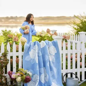 Chappy Wrap Hydrangeas Bluebell Blanket - Chappy Size