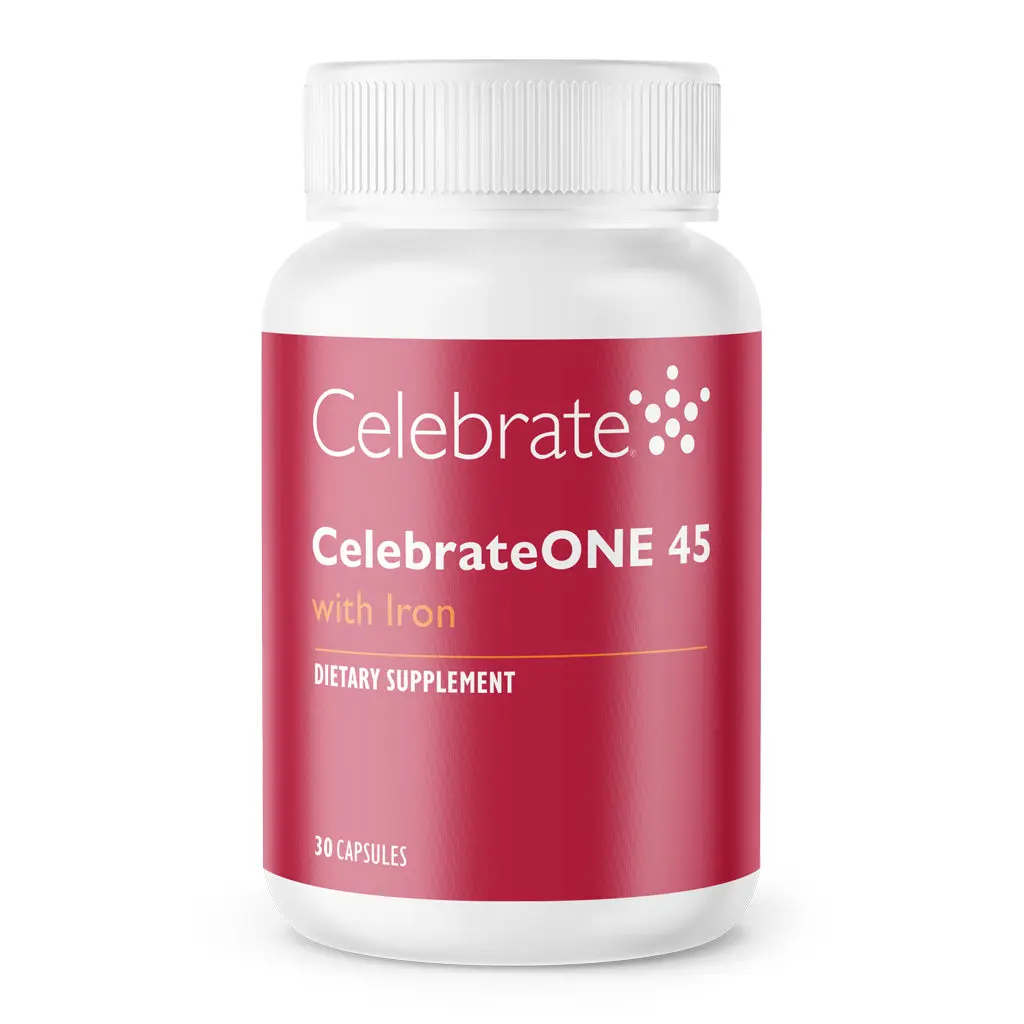 CelebrateONE 45 Once Daily Bariatric Multivitamin Capsule With Iron