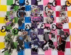 Dandy’s World Inspired Twisted Keychains, Sprout Cosmo Keychains, Yatta Keychains & Lanyards, Connie Dandys World Keychains