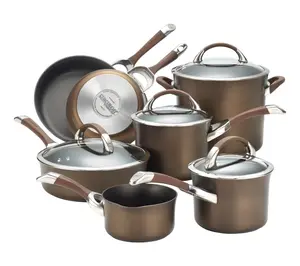 Circulon Symmetry Nonstick 11pc Chocolate Cookware Set