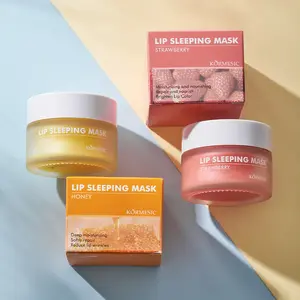 Strawberry Honey Lip Sleeping Mask - Deep Nourishment & Overnight Moisture for Soft Smooth Lips with Honey & Strawberry Extract