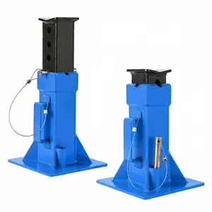Blue Heavy-Duty 12 Ton Jack Stands, 2 Pack Pin Type Supports with Quick-Lock for Trucks, RVs & Trailers, 11-18.5 Inch Adjustable Height, Professional Automotive Garage Equipment