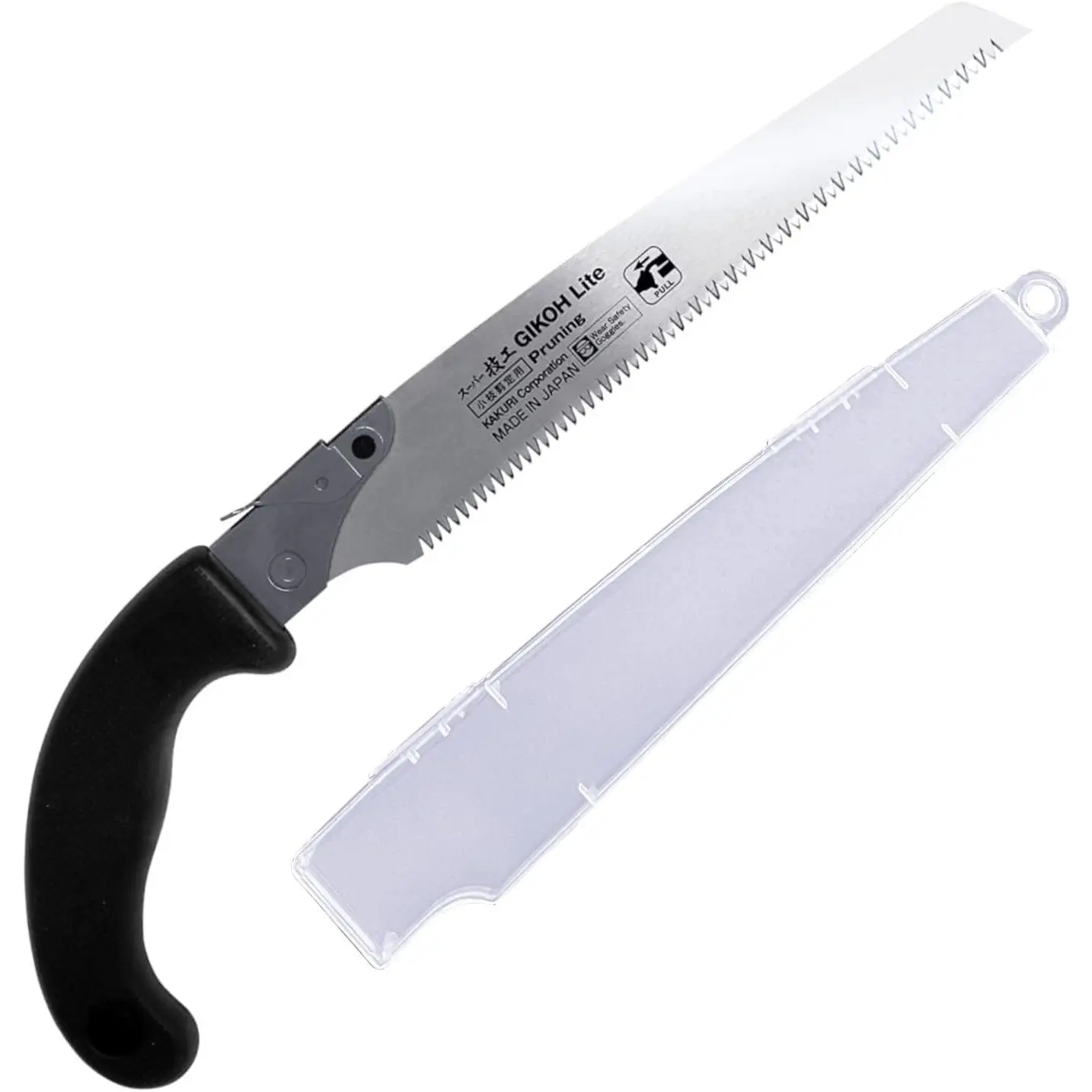 Japanese Hand Saw [Tree Pruning] 8-1/4" Japanese Pull Saw with Blade Cover,