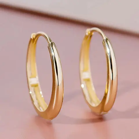 1 Pair Fashion Elegant Geometric Design Earrings, Simple Hoop Ear Jewelry for Women, Fashionable Hoop Earrings, Fashion Accessory, Earrings Hoops