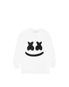 Smile L/S Shirt (Youth) — White