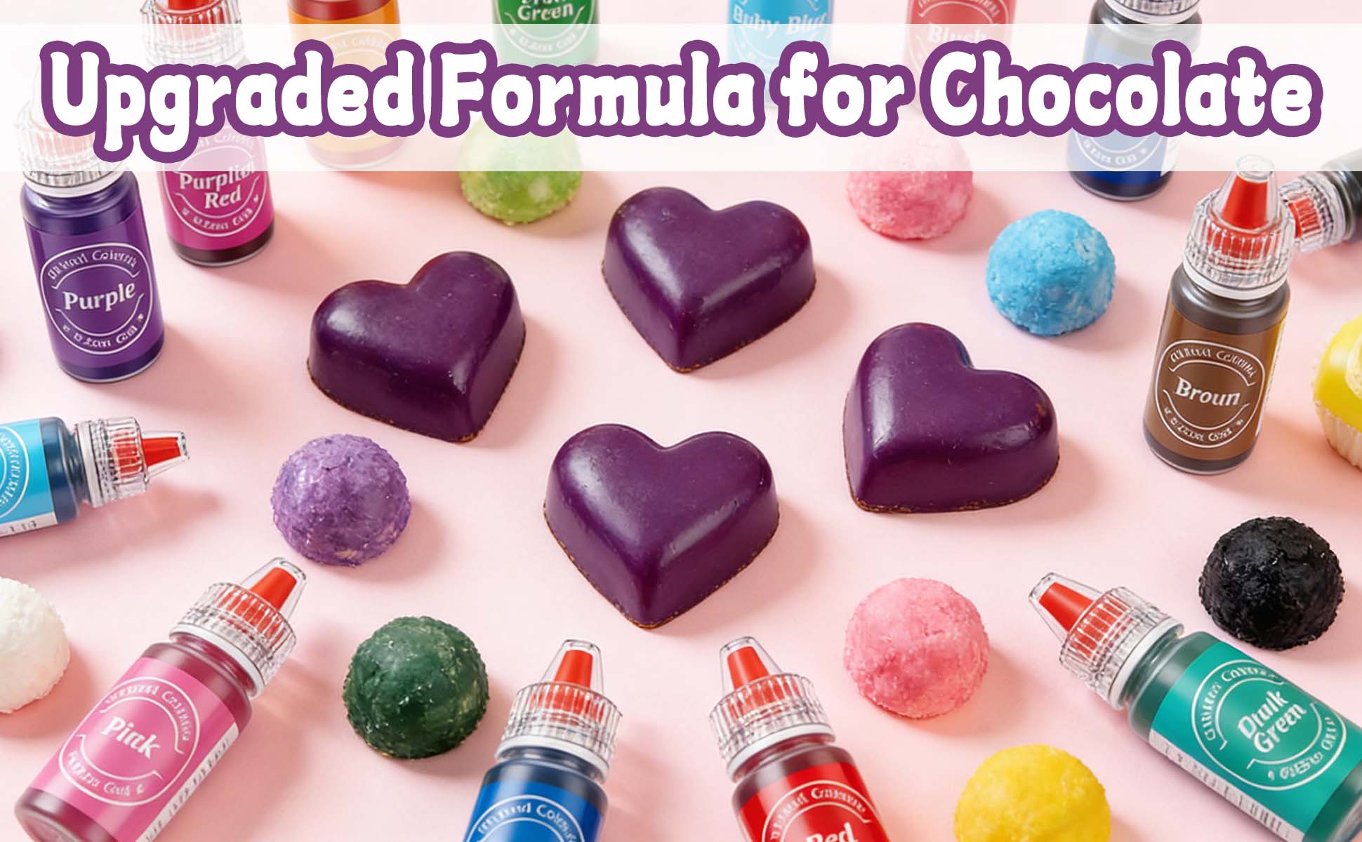 20 Edible Oil-Based Food Coloring 25 Fl. Oz Bottles set Food Grade  Food Dye for Mother's Day & Easter &Picnic Baking Baking,Candy Melts Cookies Fondant for Halloween Christmas Birthday  Bake