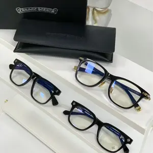 black frame glasses