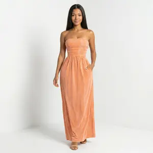 "Alluring" Maxi Dress - Coral
