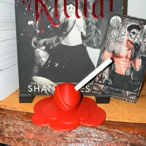 Melted lollipop for your bookshelf Cherry