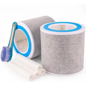 2 Pack HP102 Replacement Filter Compatible with Shark Air Purifier HP100, HP102, HP152, HP102PET, HP105, HP130, HP132, HC450, HC451, HC452, HC455, Part No. HE1FKPET, HE1FKBASMB, HE1FKBAS, HE15FKPET