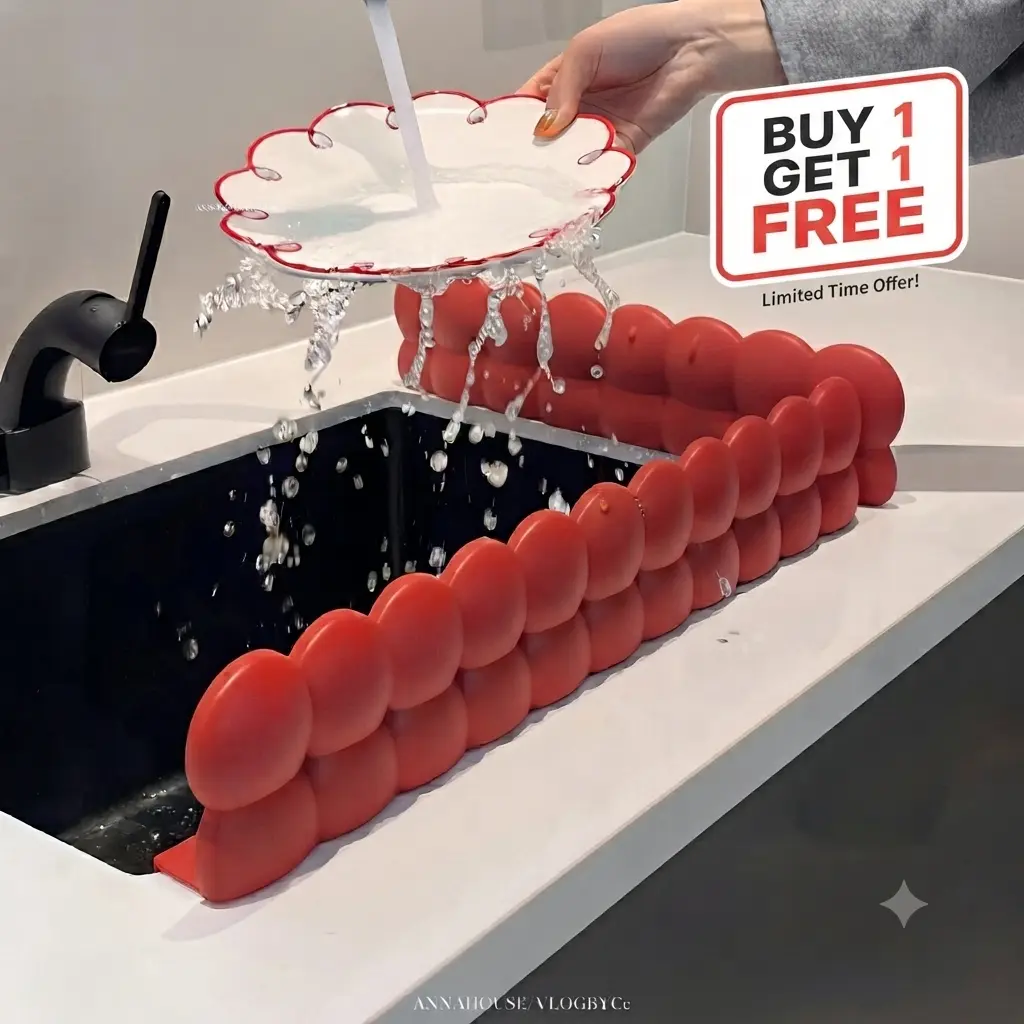 BOGO ALERT! Buy One Get One FREE Silicone Sink Splash Guard!