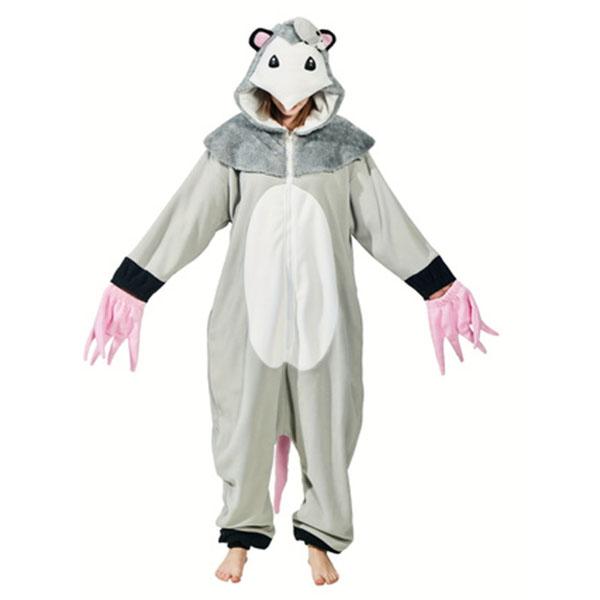 Cute Opossum Onesie Pajamas Adult Halloween Cosplay Christmas Novelty Nightwear Carnival Costume Fit Animal Womenswear Pockets Winter Polyester Cute Opossum Onesie Pajamas Adult Halloween Cosplay Christmas Novelty Nightwear Carnival Costume Fit Animal Womenswear Pockets Winter Polyester