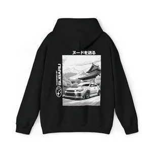 Subaru Wrx Sti Unisex Hoodie Front Back Design Gift For Her