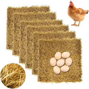 Chicken Nest Mat, Washable Artificial Grass Nest Box, Suitable for Chicken Laying Eggs, Nest for Chicken Coop Bedding