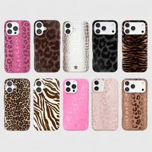VC Style Tough Phone Case for iPhone – Leopard/Zebra Animal Print, Shockproof & Durable, Perfect Gift for Her, Mother’s Day