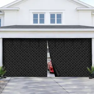 VEVOR Garage Door Screen for Winter, 9x7FT, Garage Door Insulation Kit, Magnetic Thermal Insulated Door Curtain with 300D Oxford Fabric Heavy Duty Weighted Bottom, Easy Assembly for Garage DoorVEVOR Super Brand Day