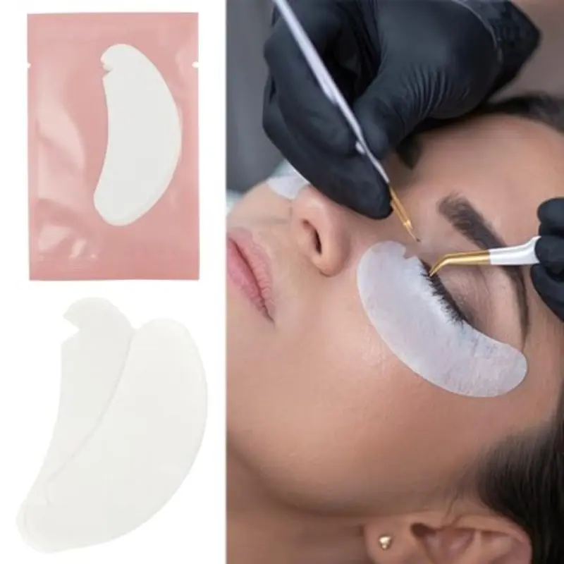 50 Pairs Eyelash Extension Adhesive Strips, Moisturizing Hydrogel Eye Mask Pads, Professional Makeup Tool, Essential Beauty Kit, Cosmetic