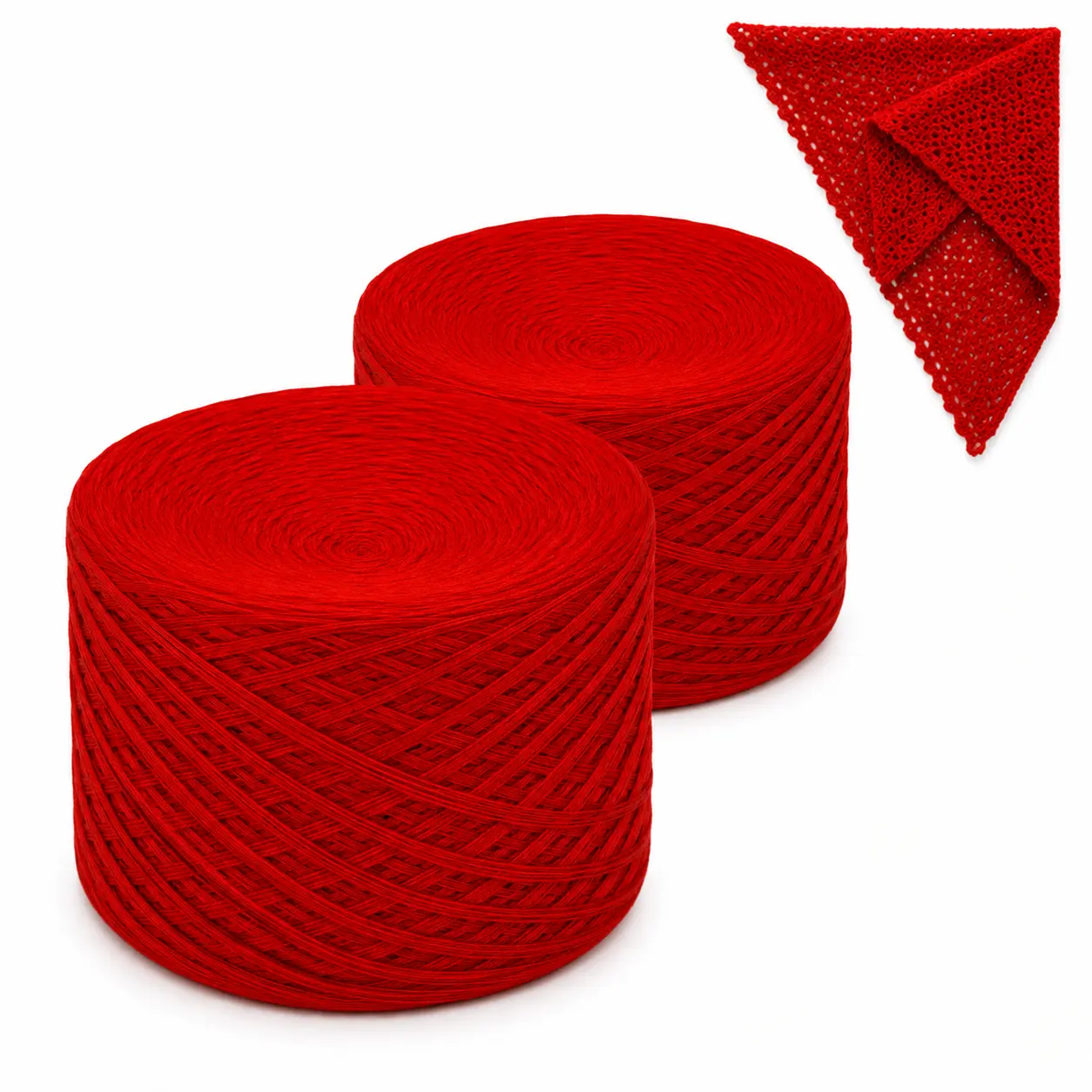 2×200g 100% Cotton Crochet Yarn Set, 400g Soft Smooth Solid Color Yarn with Crochet Hook & Stitch Markers, Knitting Yarn for Shawls, Scarves, Sweaters, Cardigans, Tote Bags, Dresses, Blankets & Table Runners