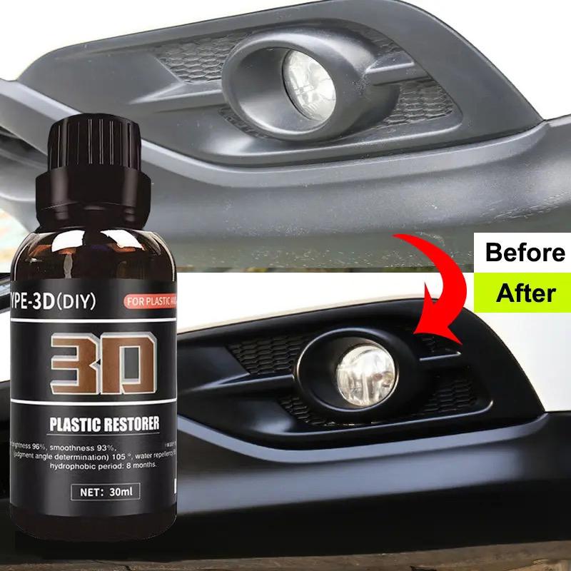 Car coating Plastic Restorer car accessories PolishLiquid Gloss Protect Leather & Trim Restorer, CarWashing &Maintenance Product car gadgets