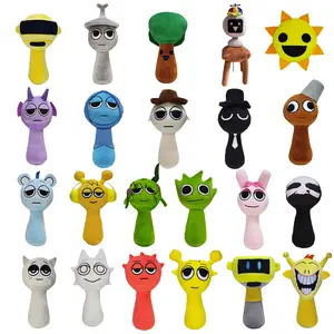 Sprunki Plush Doll Music Game Peripheral Robot Stuffed Toy Holiday Gift
