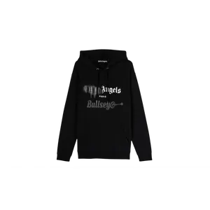 Palm Angels Paris Sprayed Black Hoodie