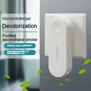 Home Air Ionizer, Negative Ion Filter System, Quiet Air Purifier for Bedroom Office Kitchen, Removes Odors Dust Pet Smells, Portable Mini Air Filter