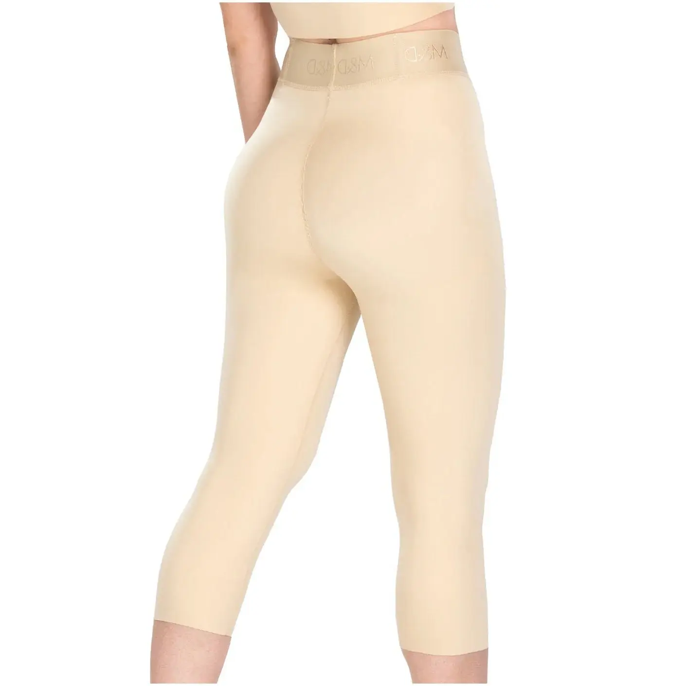 Fajas MYD 08315 – Colombian High-Waisted Capri Faja | Tummy Control