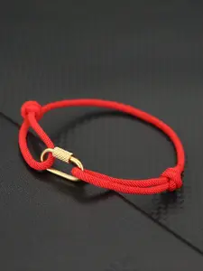 Men's Adjustable Rope Bracelet, Adjustable Slider Bracelets, Fashionable Minimalist Bracelet for Party, Daily Decor, Trendy All-match & Exquisite Jewelry for Birthday Gift