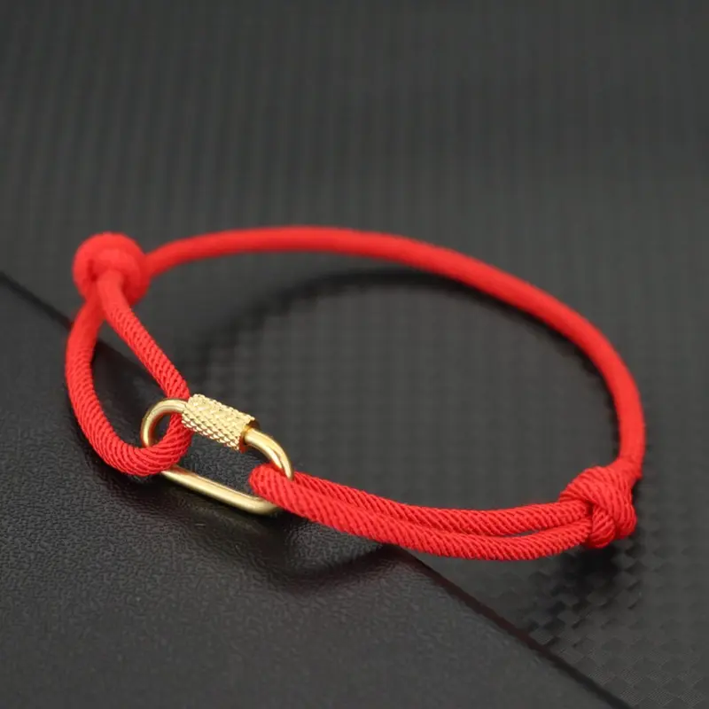 Men's Adjustable Rope Bracelet, Adjustable Slider Bracelets, Fashionable Minimalist Bracelet, Fashionable Bracelet Style for Party, Daily Decor, Trendy All-match & Exquisite Jewelry for Birthday Gift