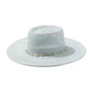 Kendra Scott Marlowe Paperclip Chain Band Hat - Light Blue
