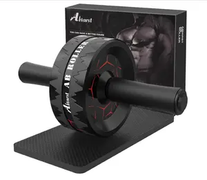 Ab Roller Wheel, Abs Workout Equipment for Abdominal & Core Strength Training, Home Gym Exercise Wheels for Men Women, with Knee Pad Accessories