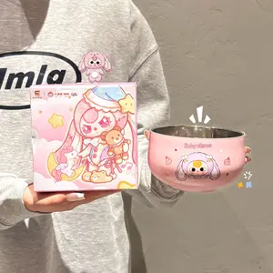 KX-Cute Stainless Steel Bowl with a Stylish, Handleless Design MysteryBoxes