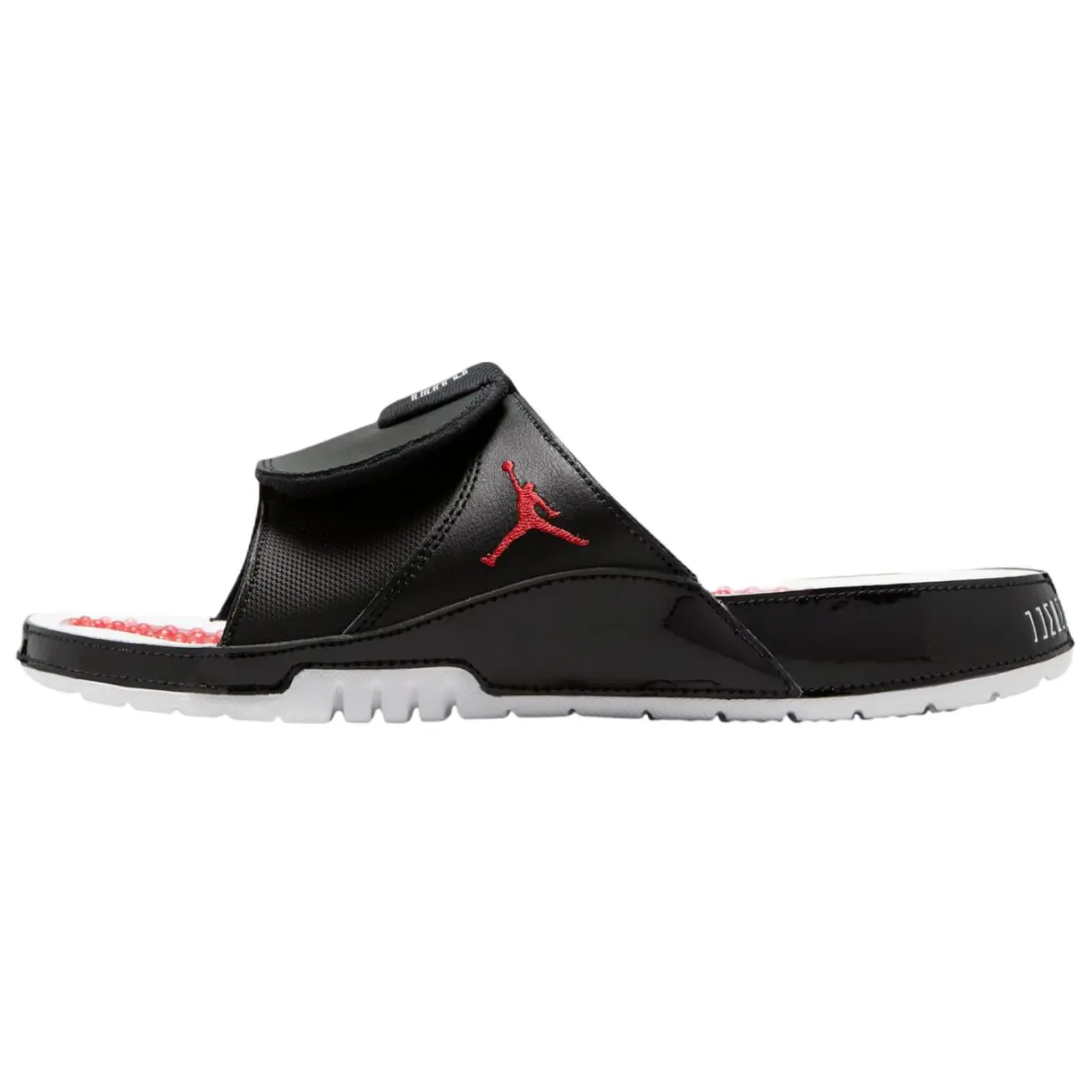 Jordan Hydro XI Retro Bred Comfort Slides Unisex Black Gym Red White FN2452-006