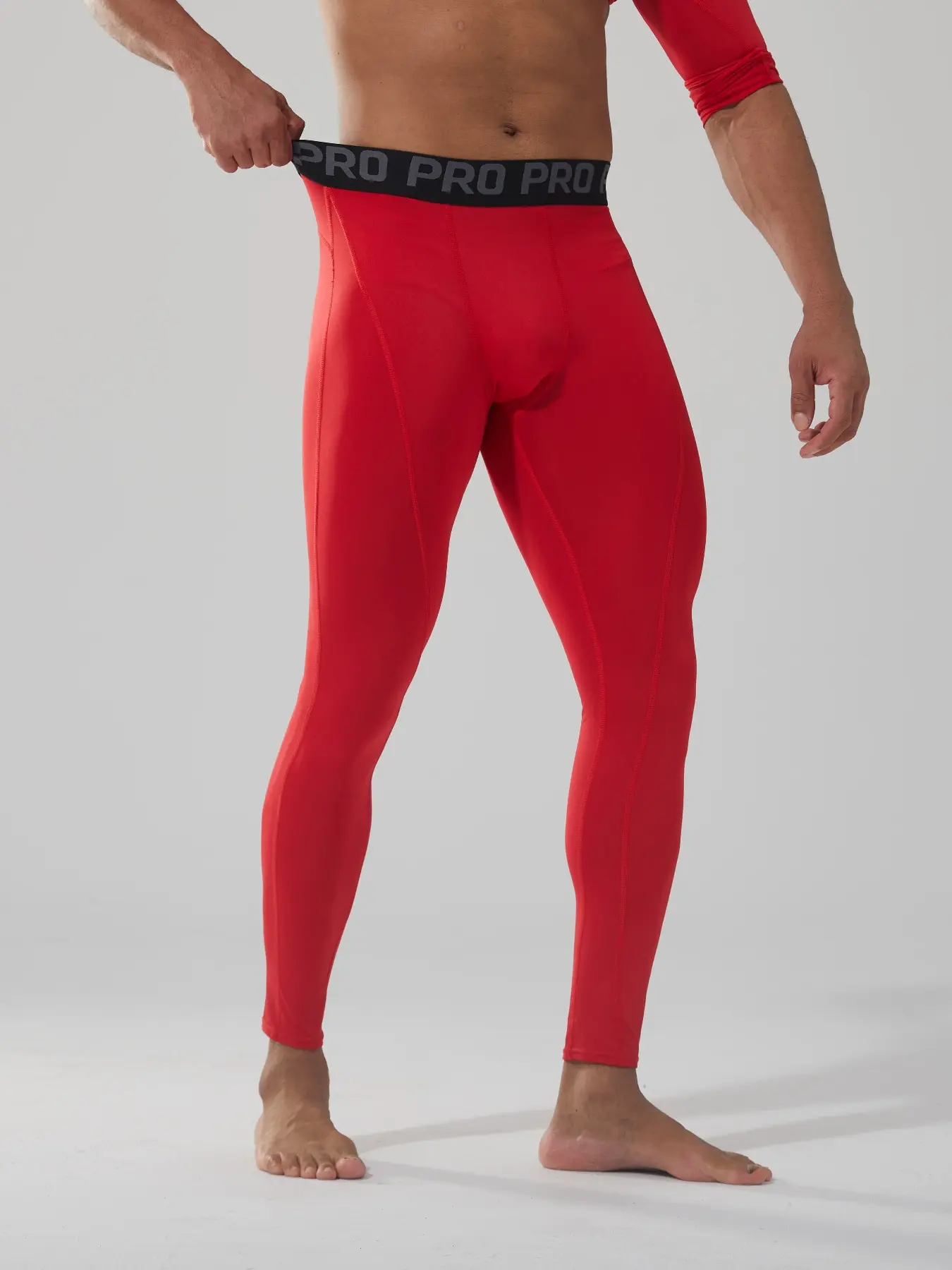Men's Compression Pants Sports Tight-Fit Leggings, Fitness Clothes, Fitness Pants, Compression Gym Pants, Athletic Running Pants Base Layer Bottoms Suitable for Running Exercise Yoga Basketball, Activewear