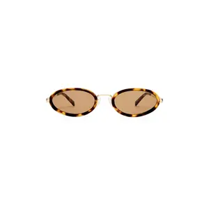 Luv Lou The Sage Sunglasses in Crystal Tort & Chocolate Mono