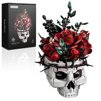 Gothic Skull Rose