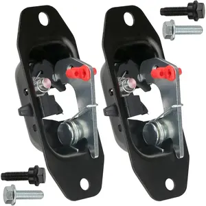 Tailgate Latch Lock w/Bolts 23158822   38677 Compatible with 2007-2018 Chevy Silverado/Sierra 1500 2500 HD 3500 HD for Rear Tail Gate Panel Side Left & Right