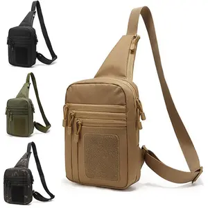Outdoor tactical chest bag, multifunctional gun bag, outdoor waterproof shoulder crossbody gun bag